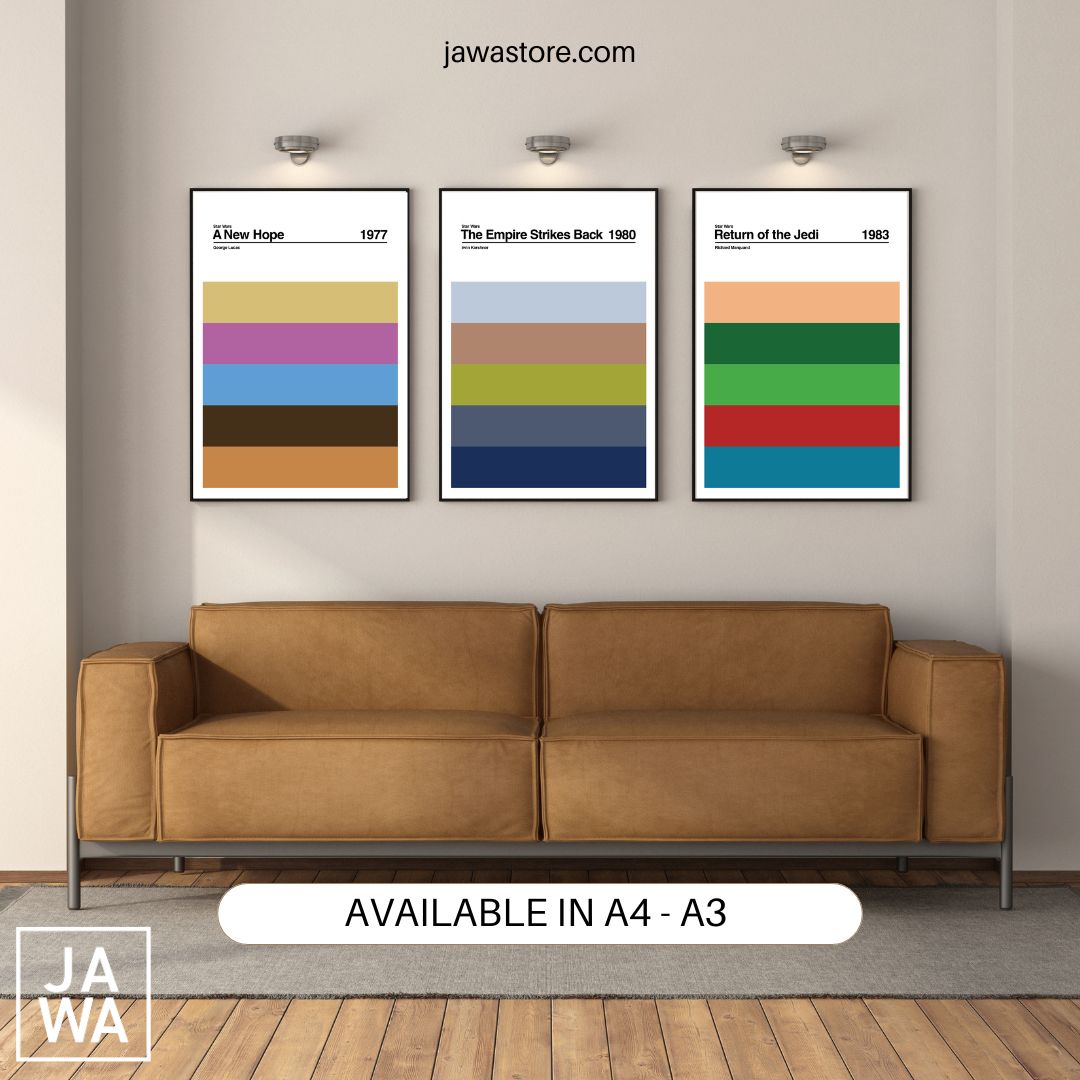 Star Wars Saga Poster Print (choose your episode)